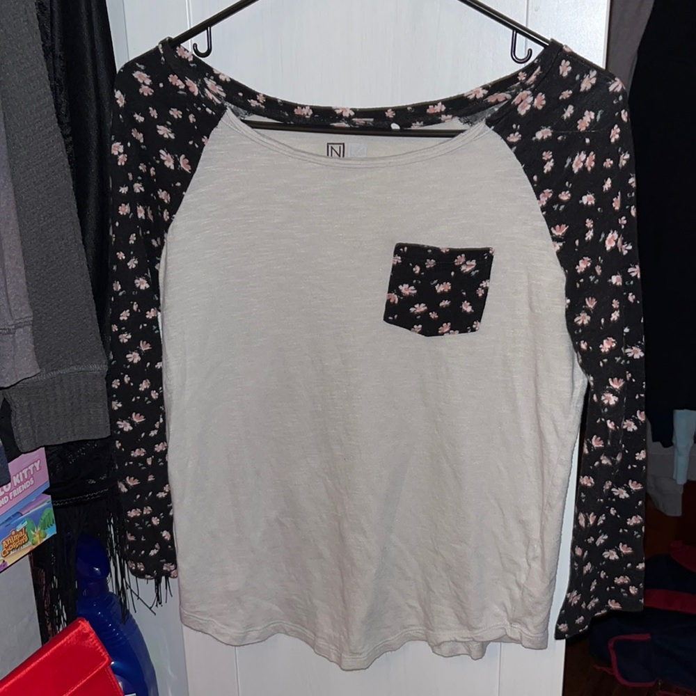 Nollie Floral 3/4” Sleeve Tee